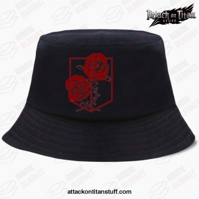 attack on titan stationary guard bucket hat black 56 58 cm 620 1 - Attack On Titan Merch