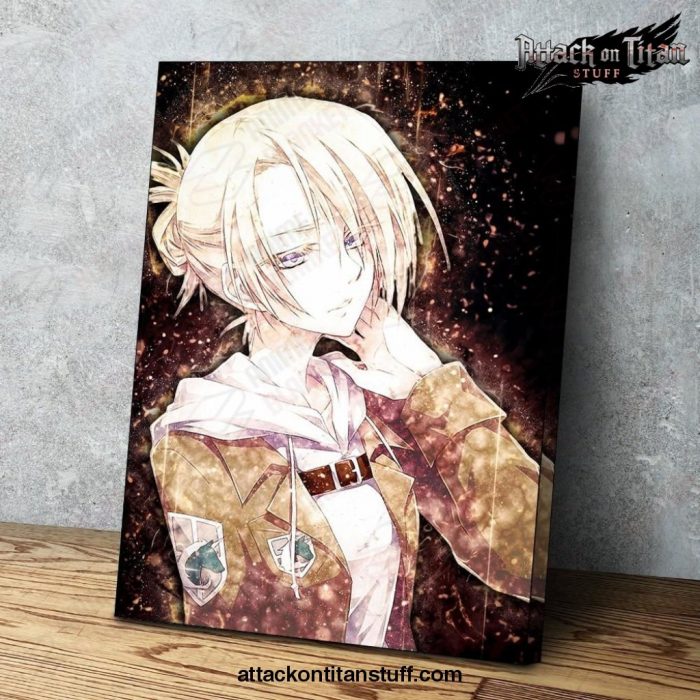 attack on titan wall art annie leonhart canvas prints 234 1 - Attack On Titan Merch