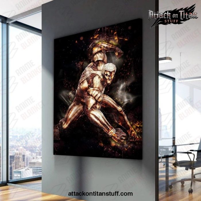 attack on titan wall art reiner braun armored 980 1 - Attack On Titan Merch