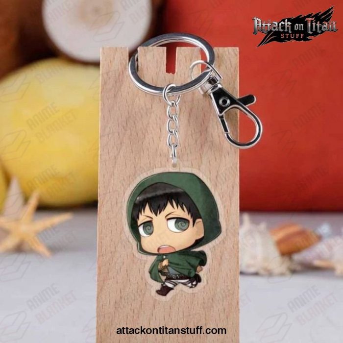 cute attack on titan chibi keychain 304 1 - Attack On Titan Merch