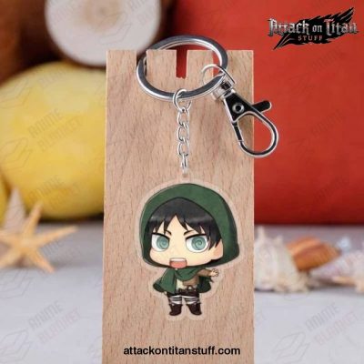 cute attack on titan chibi keychain eren yeager 808 1 - Attack On Titan Merch