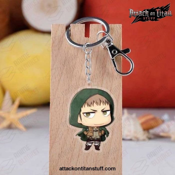 cute attack on titan chibi keychain jean kirschtein 140 1 - Attack On Titan Merch