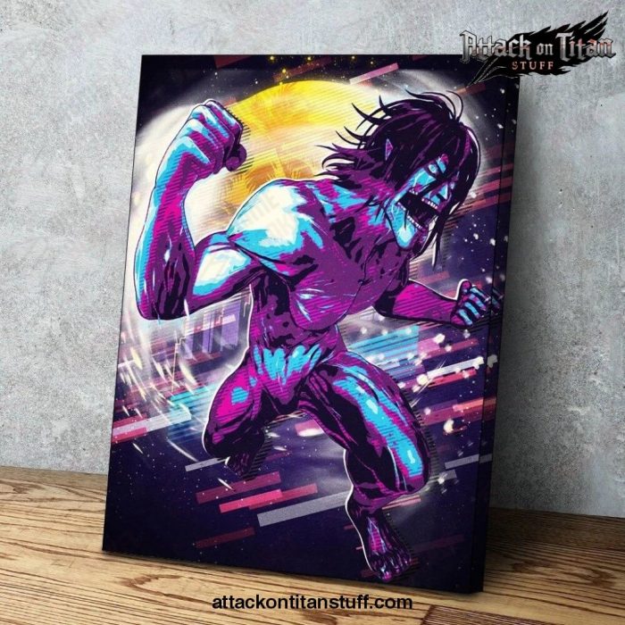 eren jaeger titan form 3d wall art 459 1 - Attack On Titan Merch