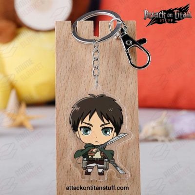 new attack on titan keychain figure eren yeager 348 1 - Attack On Titan Merch