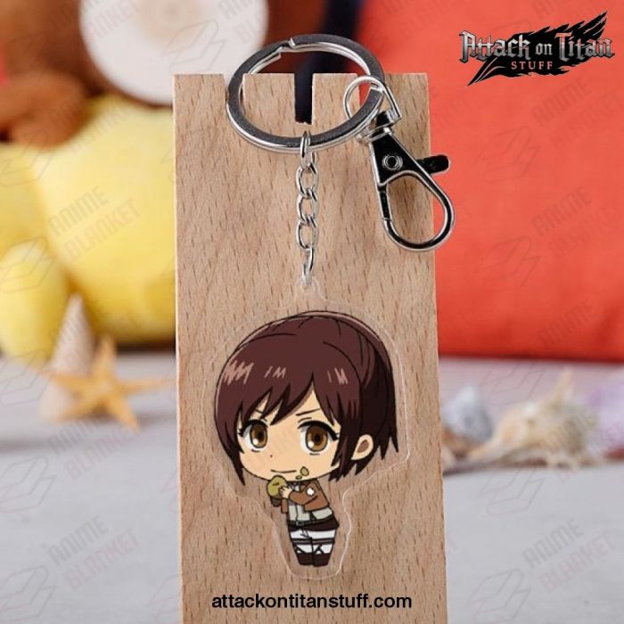 new attack on titan keychain figure sasha braus 936 1 - Attack On Titan Merch