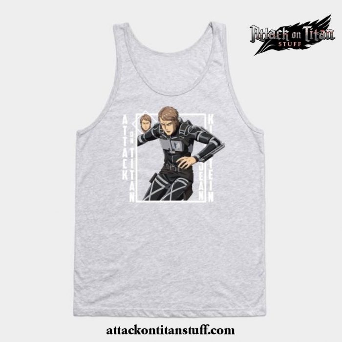 attack on titan jean kirstein tank top gray s 620 - Attack On Titan Merch