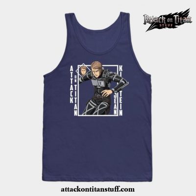 attack on titan jean kirstein tank top navy blue s 587 - Attack On Titan Merch