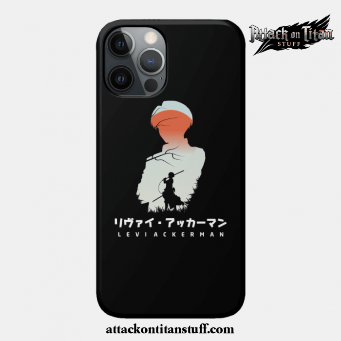 attack on titan levi negative space phone case iphone 78 590 - Attack On Titan Merch