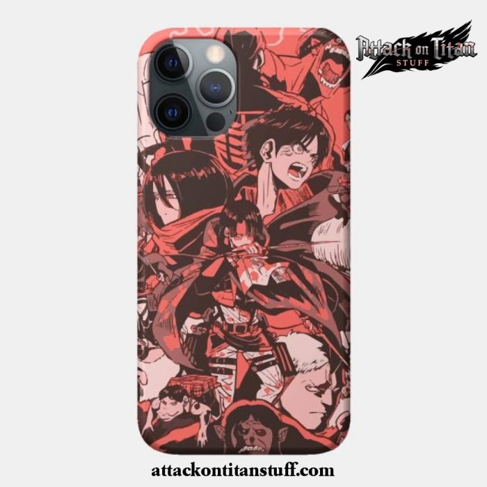 attack on titans design phone case iphone 78 321 - Attack On Titan Merch