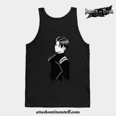 black levi ackerman tank top s 440 - Attack On Titan Merch