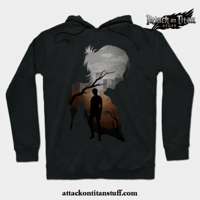 eren aot art hoodie 597 - Attack On Titan Merch