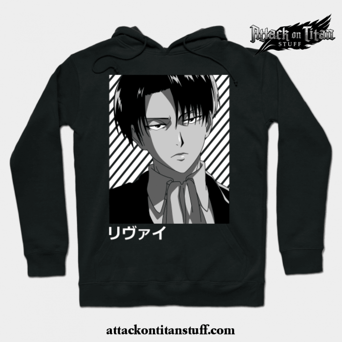 gentleman levi attack on titan hoodie black s 896 - Attack On Titan Merch