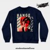 hange zoe crewneck sweatshirt navy blue s 676 - Attack On Titan Merch