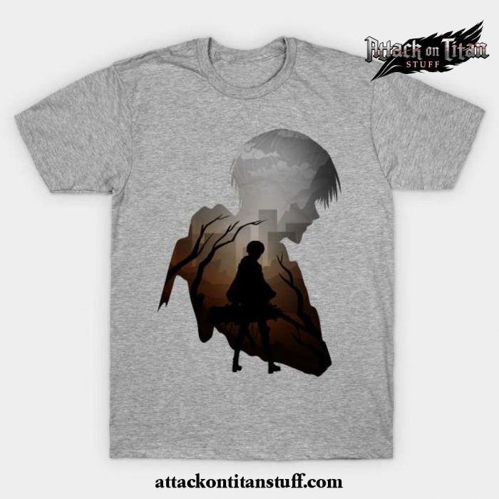 levi aot t shirt gray s 154 - Attack On Titan Merch