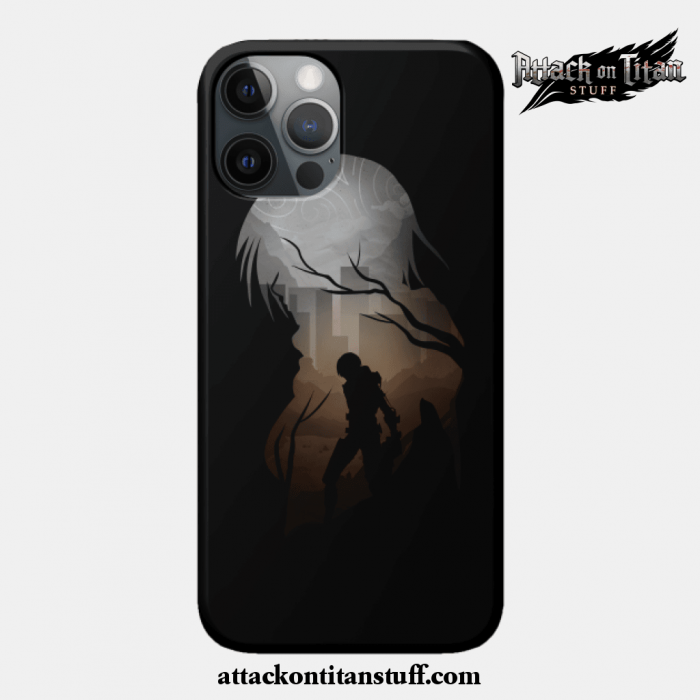 mikasa aot city phone case iphone 78 508 - Attack On Titan Merch