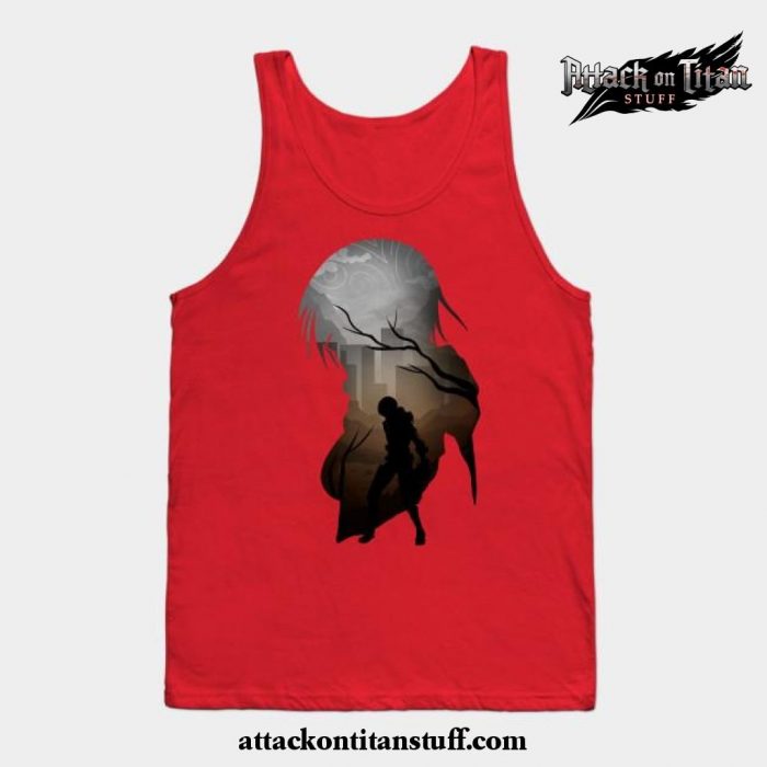 mikasa aot tank top red s 475 - Attack On Titan Merch