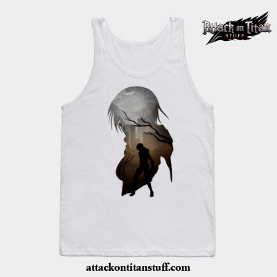 mikasa aot tank top white s 972 - Attack On Titan Merch