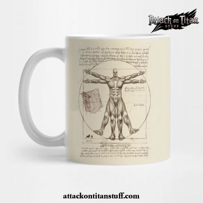 vitruvian titan mug 414 - Attack On Titan Merch