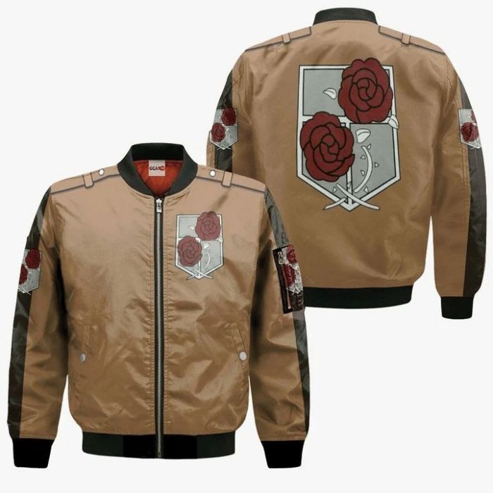 AOT Stationary Guard Attack On Titan Anime Manga 3D Bomber - Attack On Titan Merch