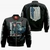 Eren Jeager Attack On Titan Anime Manga 3D Bomber - Attack On Titan Merch