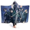 anime attack on titan hooded blanket fleece flannel soft warm blanket - Attack On Titan Merch