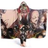 anime attack on titan hooded blanket fleece flannel warm throw blanket 1 - Attack On Titan Merch