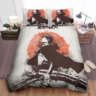 attack on titan eren jaeger cool drawing bed sheet spread comforter duvet cover bedding sets 1621834985 510x510 1 - Attack On Titan Merch