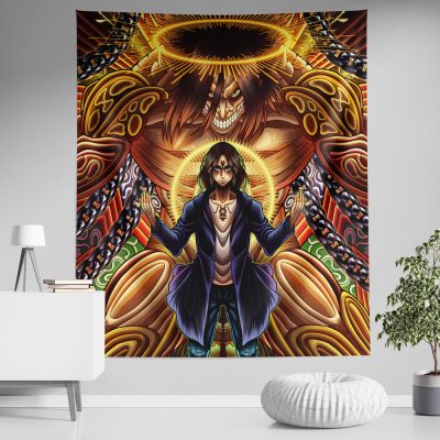 Vertical Wall Tapestry Main eren - Attack On Titan Merch