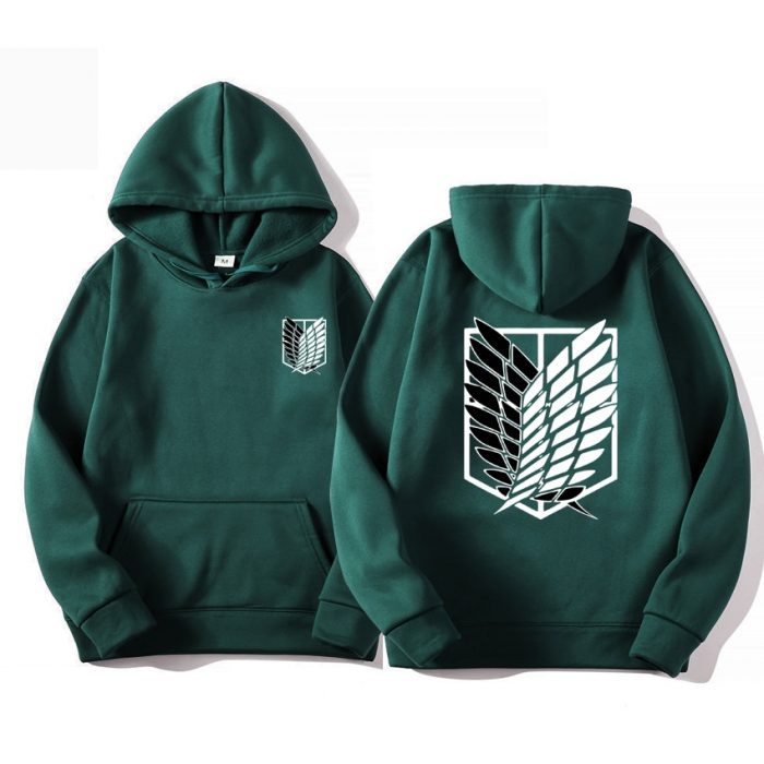 Attack on Titan Men s Hoodie Anime Hoodies Men Women Streetwear Pullover Harajuku Shingeki no Kyojin - Attack On Titan Merch