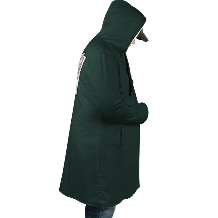 Scouting Regiment Attack on Titan AOP Hooded Cloak Coat RIGHT Mockup - Attack On Titan Merch