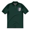 Scouting Regiment Attack on Titan AOP Premium Polo Shirt FRONT Mockup - Attack On Titan Merch