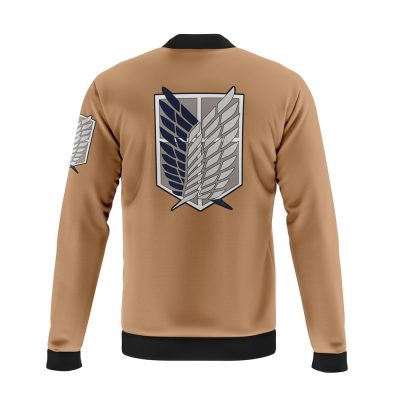 Scouting Regiment Attack on Titan Bomber Jacket BACK Mockup - Attack On Titan Merch