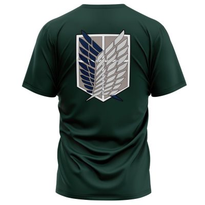 Scouting Regiment Attack on Titan T Shirt 3D BACK Mockup - Attack On Titan Merch