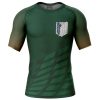 Short Sleeve Rash Guard front 13 - Attack On Titan Merch