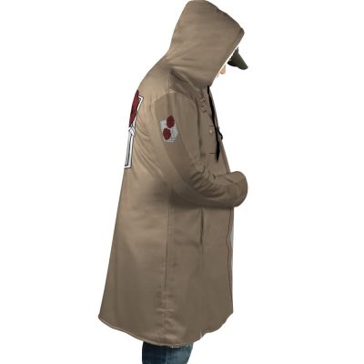 The Garrison Attack on Titan Hooded Cloak Coat RIGHT Mockup - Attack On Titan Merch