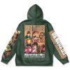 eren Flat Hoodie back - Attack On Titan Merch