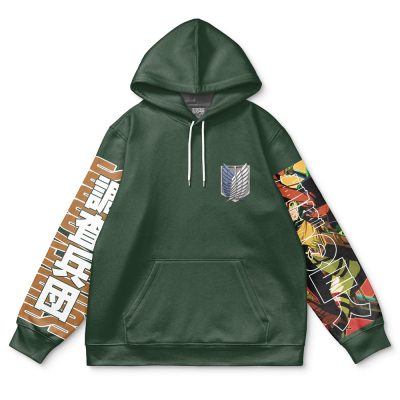 eren Flat Hoodie front - Attack On Titan Merch