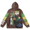 lev1 Flat Hoodie back - Attack On Titan Merch