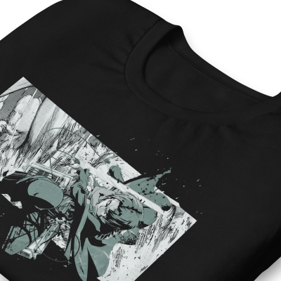 unisex staple t shirt black zoomed in 63e29ffe506ab - Attack On Titan Merch