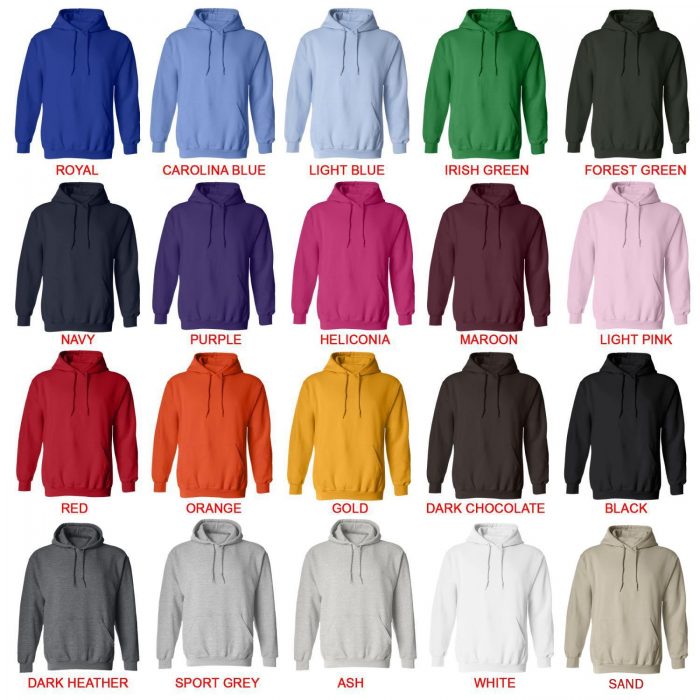 hoodie color chart - Attack On Titan Merch