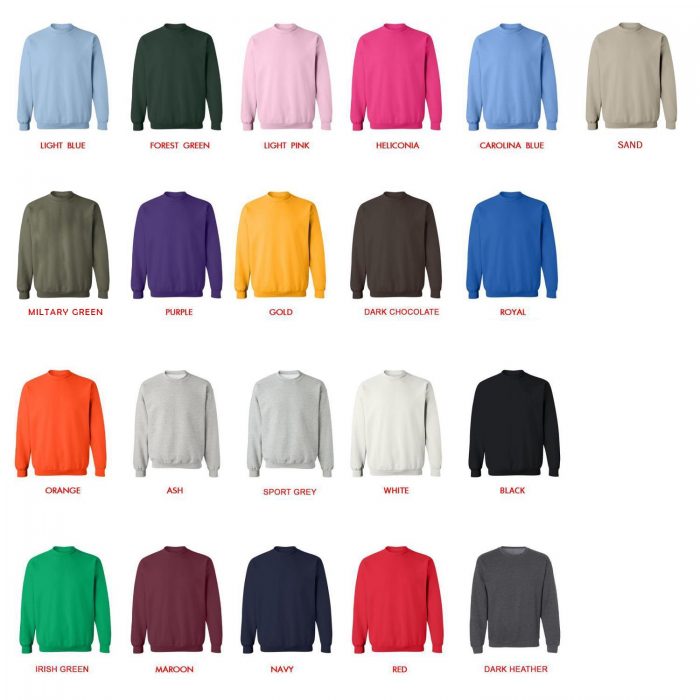 sweatshirt color chart - Attack On Titan Merch