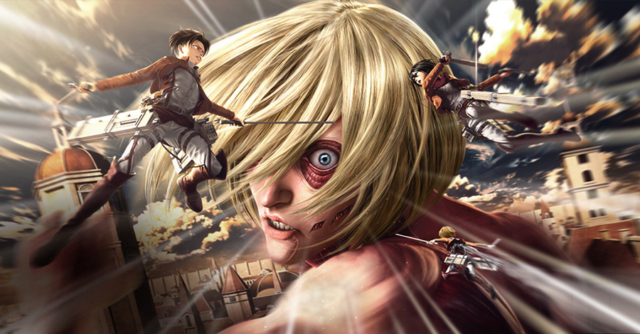 Levi vs. Female Titan